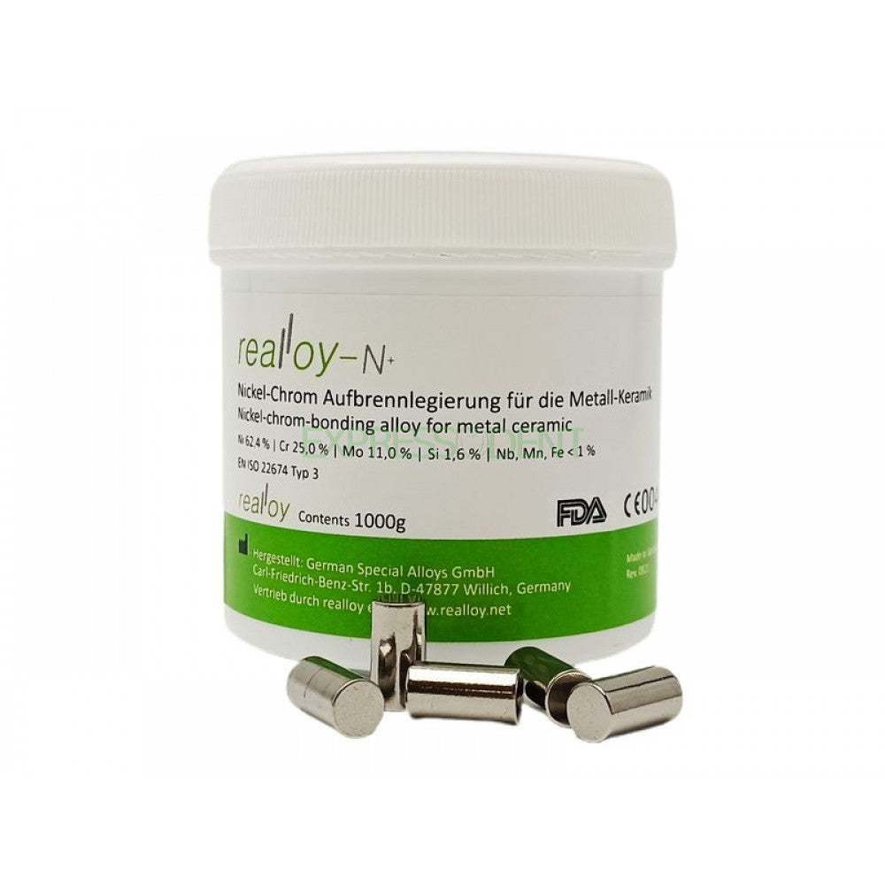 realloy N+ nickel chrome bonding alloy