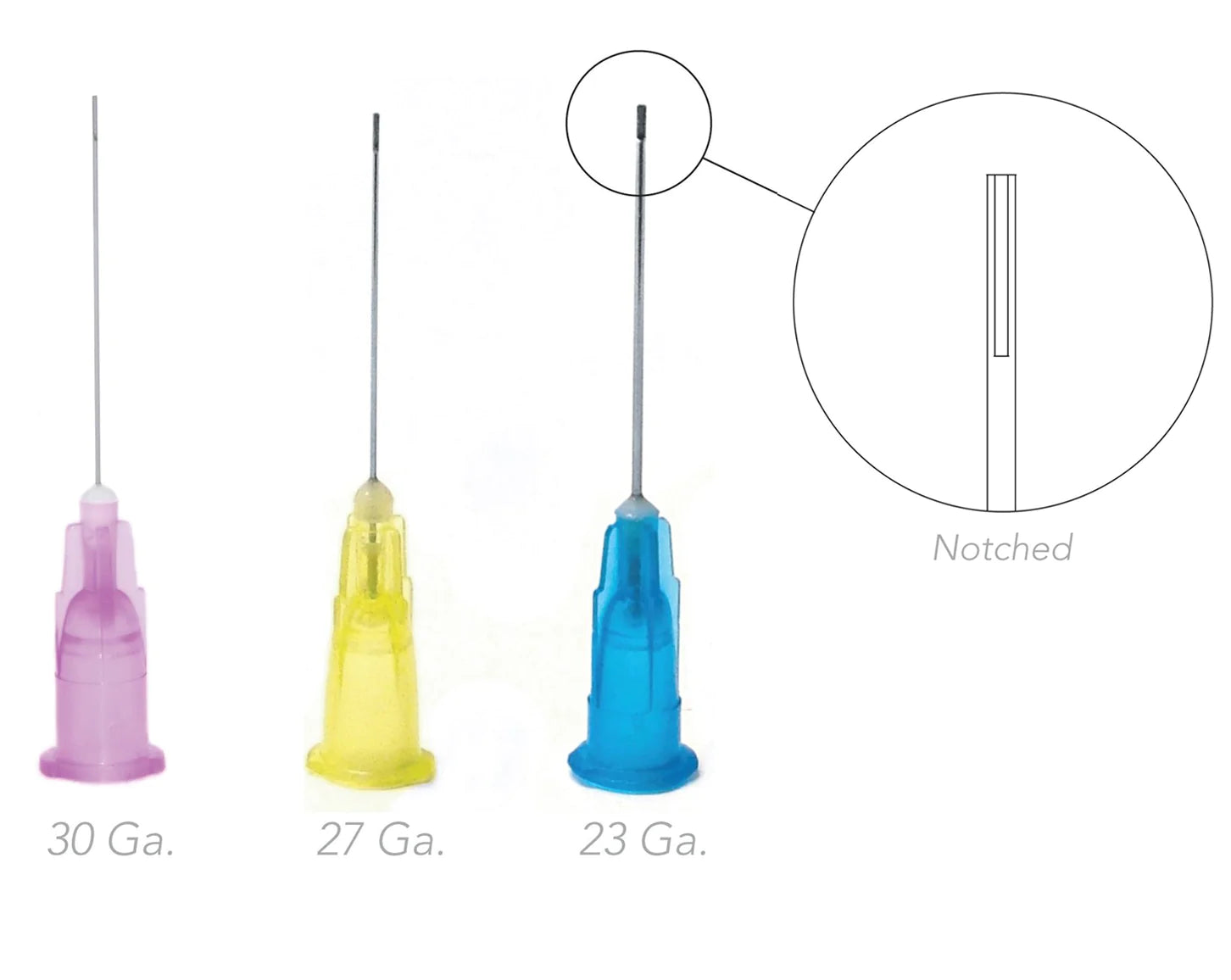 Endo Irrigation Needle Tips Notched