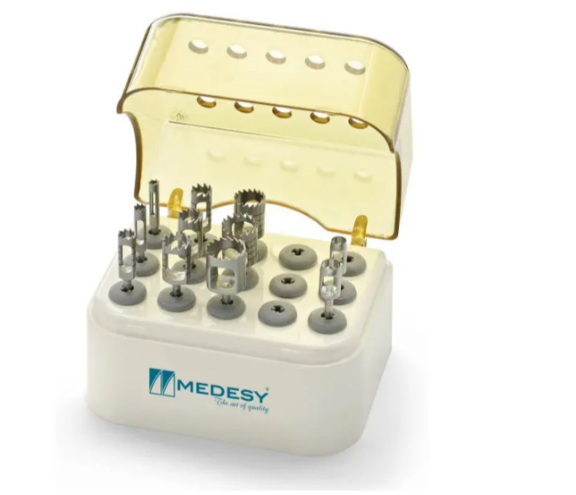 POLYSULFONE Drill Case With Plastic Cover- 15 Holes