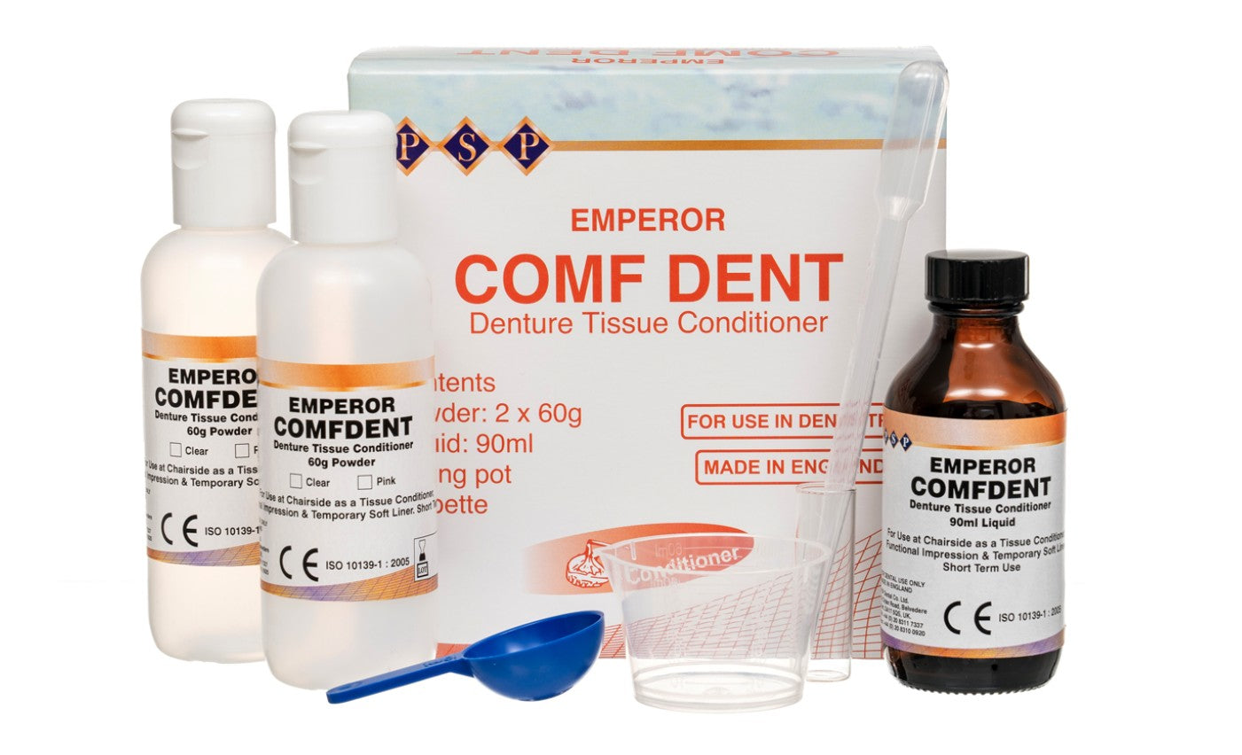 Comf Dent- Tissue Conditioner, Temporary Soft Liner & Functional Impression Material