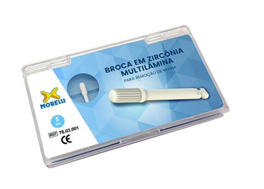 Zirconia Low Rotation Multi-Blade Bur For Resin Removal