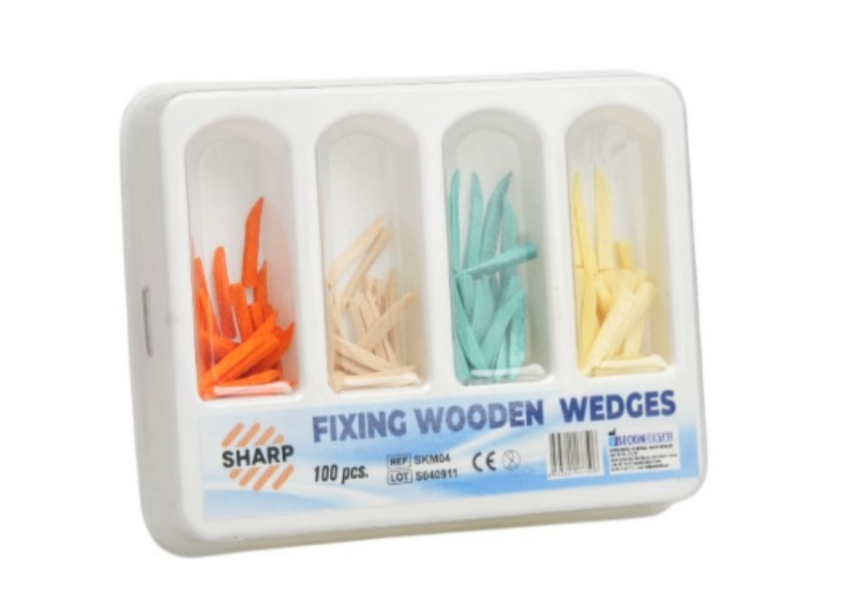 Wooden wedges assorted 100pcs