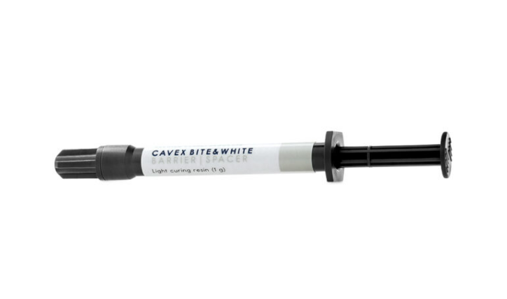 Cavex bite & white barrier/spacer- LC protective resin
