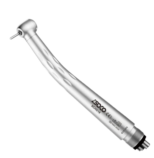High-Speed Air Turbine Handpiece- Model: SCHG18- Ceramic Bearing, 3-Way Spray, 4 Holes