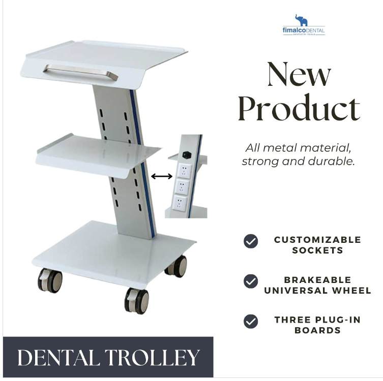 Dental Mobile Trolley, Aluminum Alloy