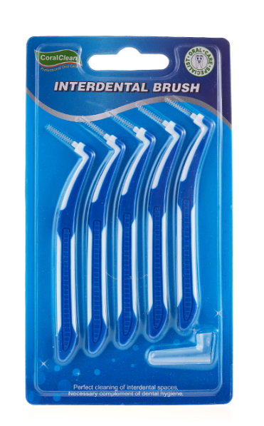 Interdental Brush- Long Handle L Shape