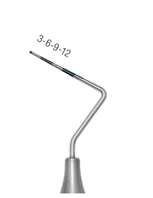Periodontal probes - DLC coating millimetre scale