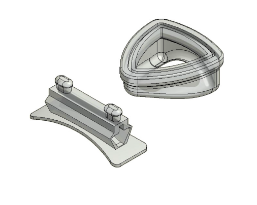 Master Flux Plus Accessories - Silicone Edge for Mask + Silicone Forehead Support
