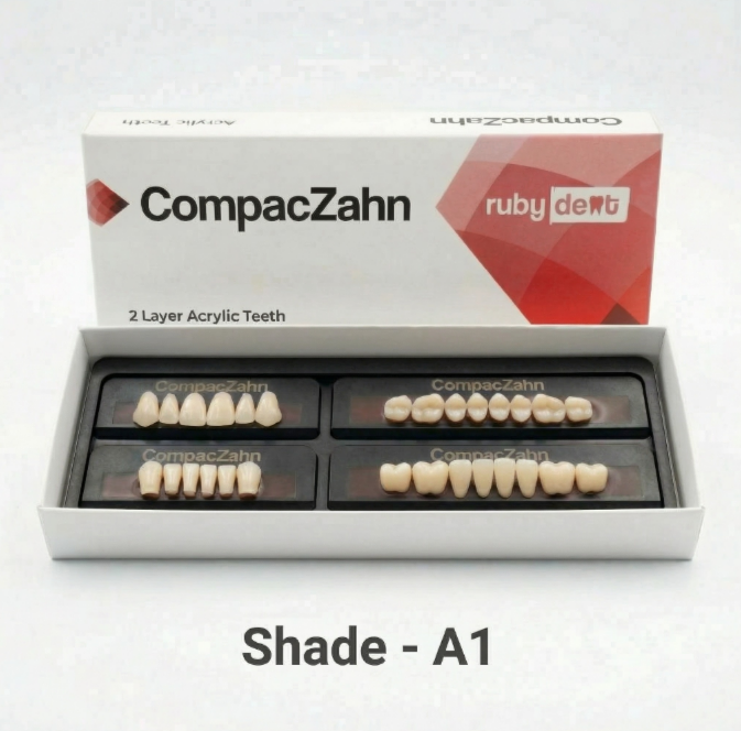 CompacZahn Acrylic Teeth 2 Layers Shade: A1