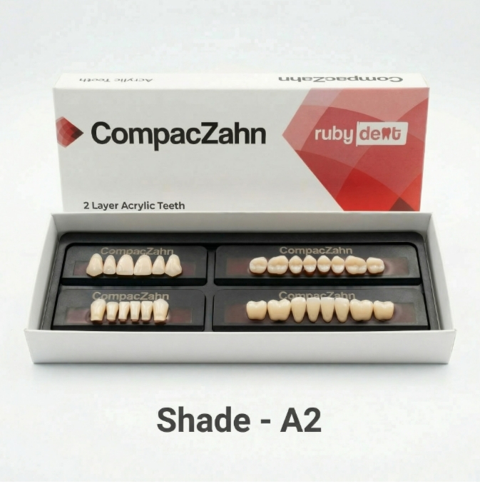 CompacZahn Acrylic Teeth 2 Layers Shade: A2