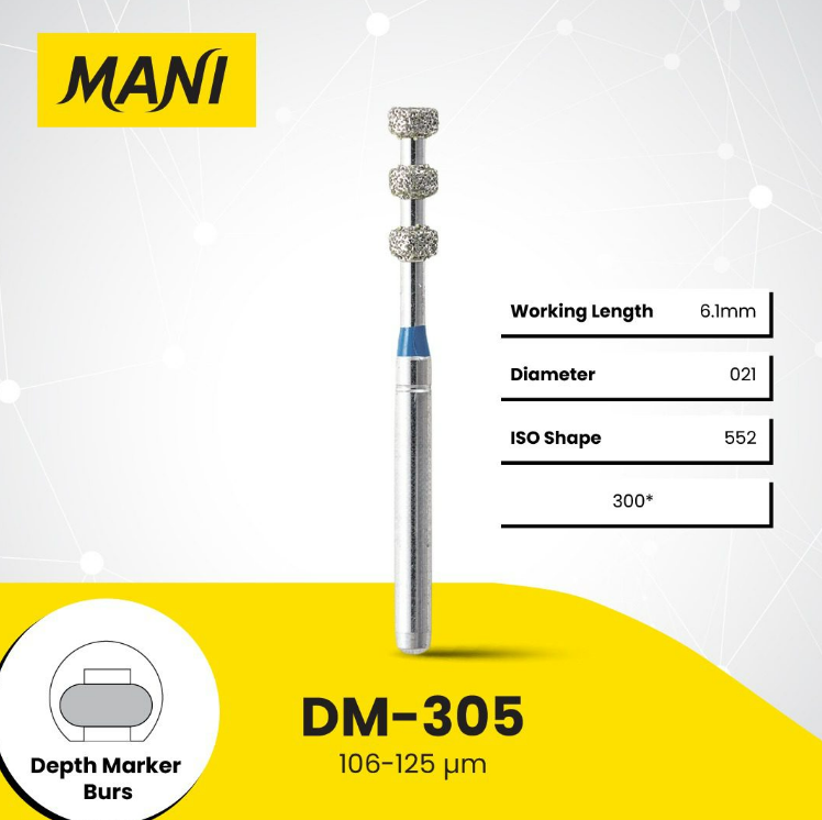MANI Diamond Burs Depth Marker