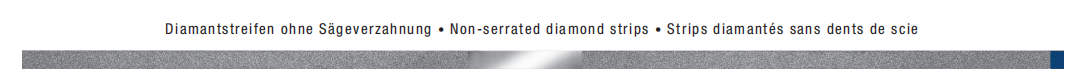 Diamond Finishing Strips - Single Side Coated