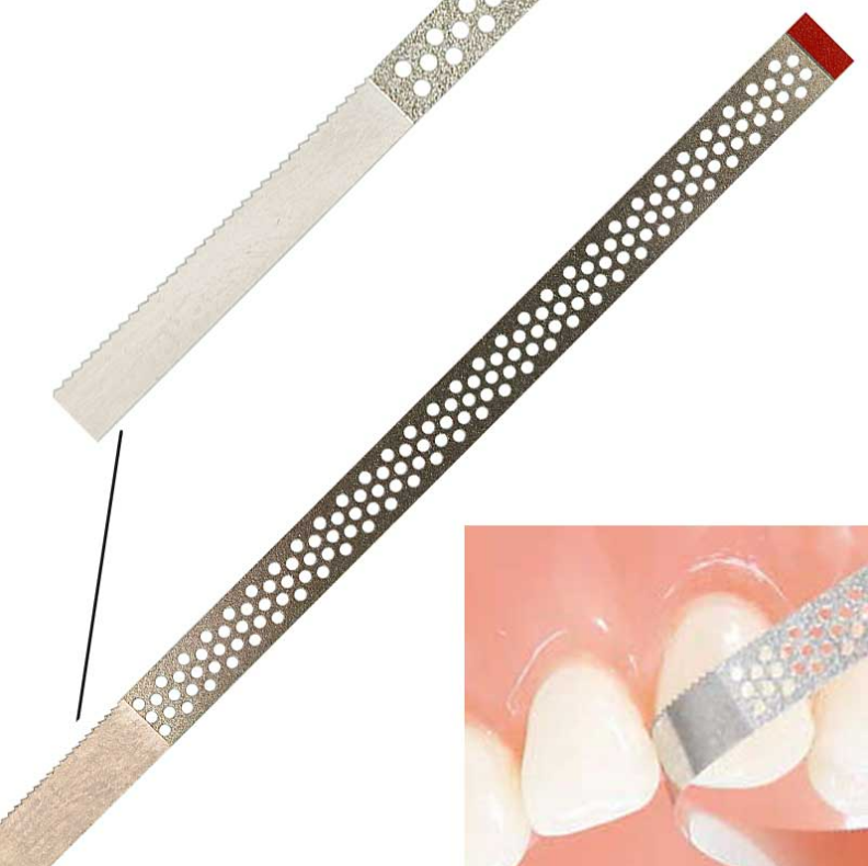 Diamond Finishing Strip - Single Sided Coated- Perforated & Serrated