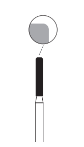 Edenta Diamond Bur DiaCut Multilayer FG - Round Edge Cylinder