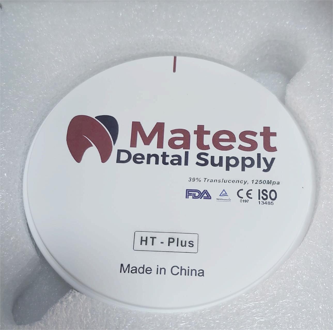 Matest Zirconia White Block HT-Plus