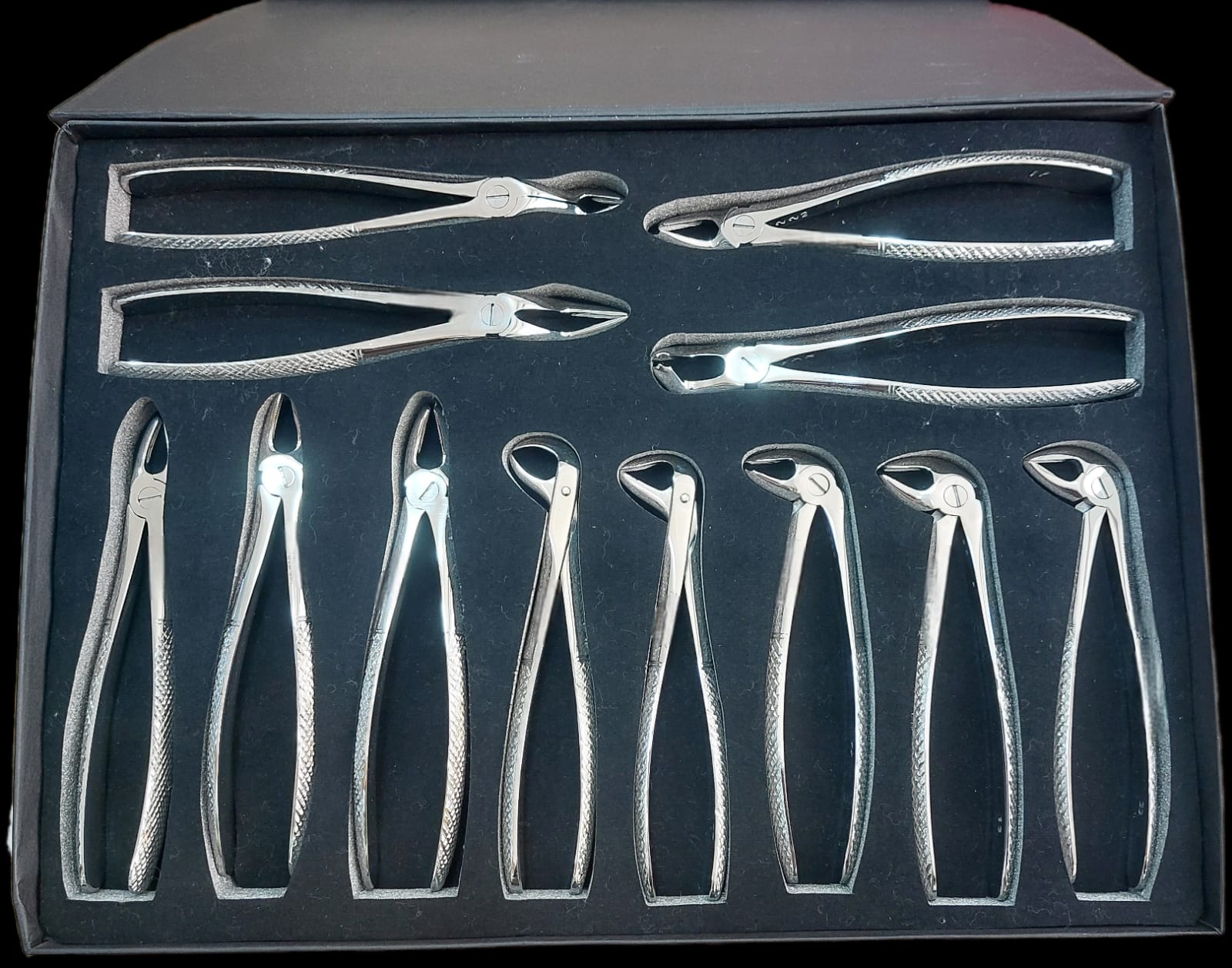 Tooth Forceps Kit- Set Of 12 PCs- For The Basic Extractions