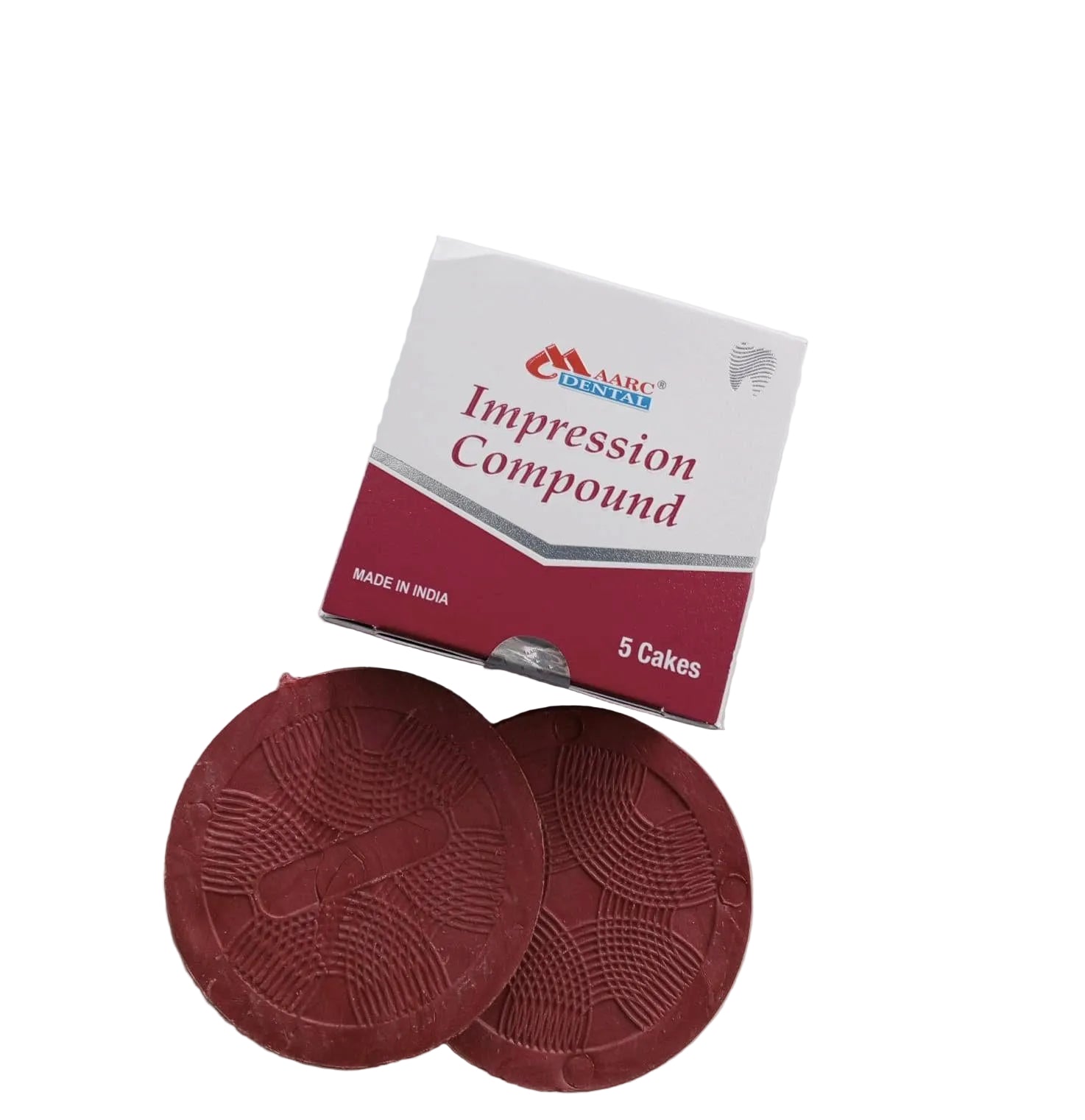 Impression Compound 5 Cakes Red 200g