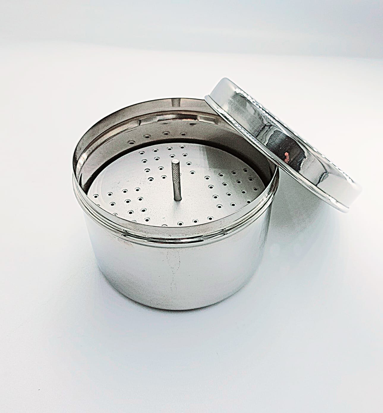 Endo Box With Cover 64 Holes - Stainless Steel