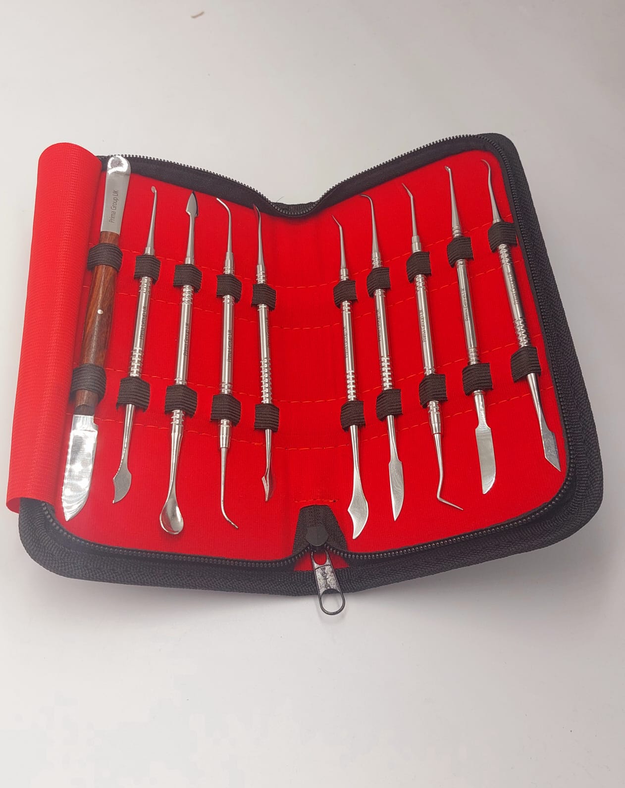 Laboratory modeling instrument kit- wax carving kit- set of 10 pcs