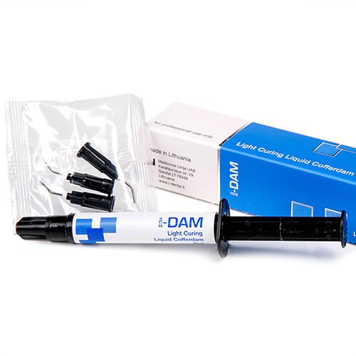 i-DAM LC BLUE 3.5g Syringe - LC Liquid Cofferdam