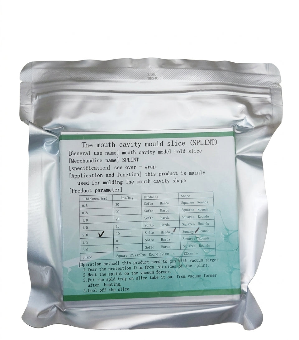 Transparent Vacuum Forming Sheet Square 127x127mm- Thickness: 2mm- 10/ Bag