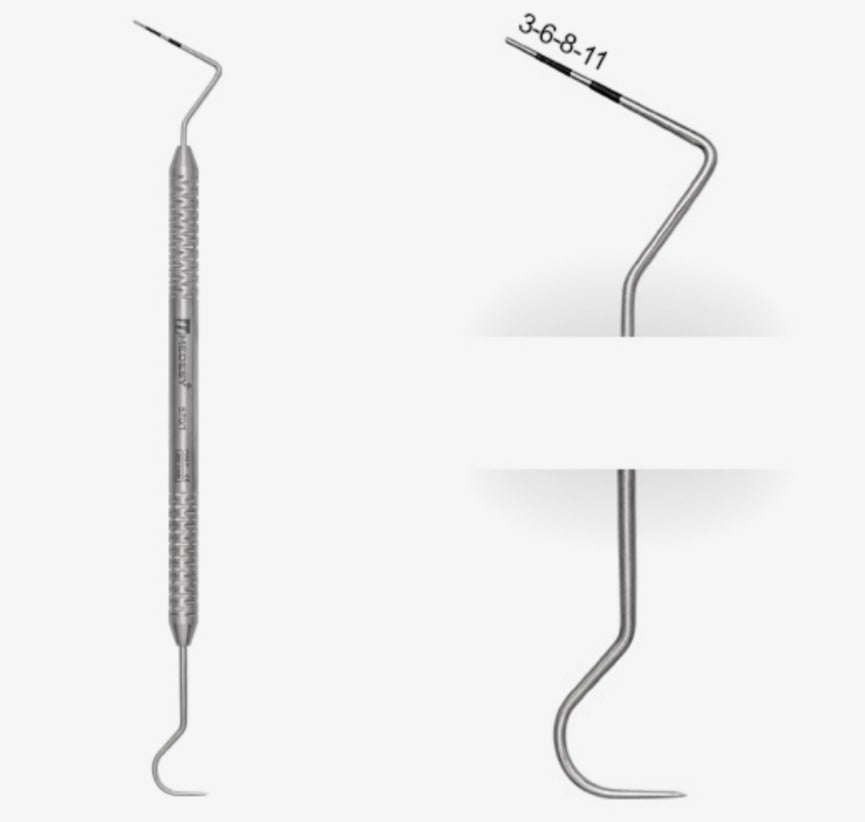 Periodontal Probe With Explorer Double End