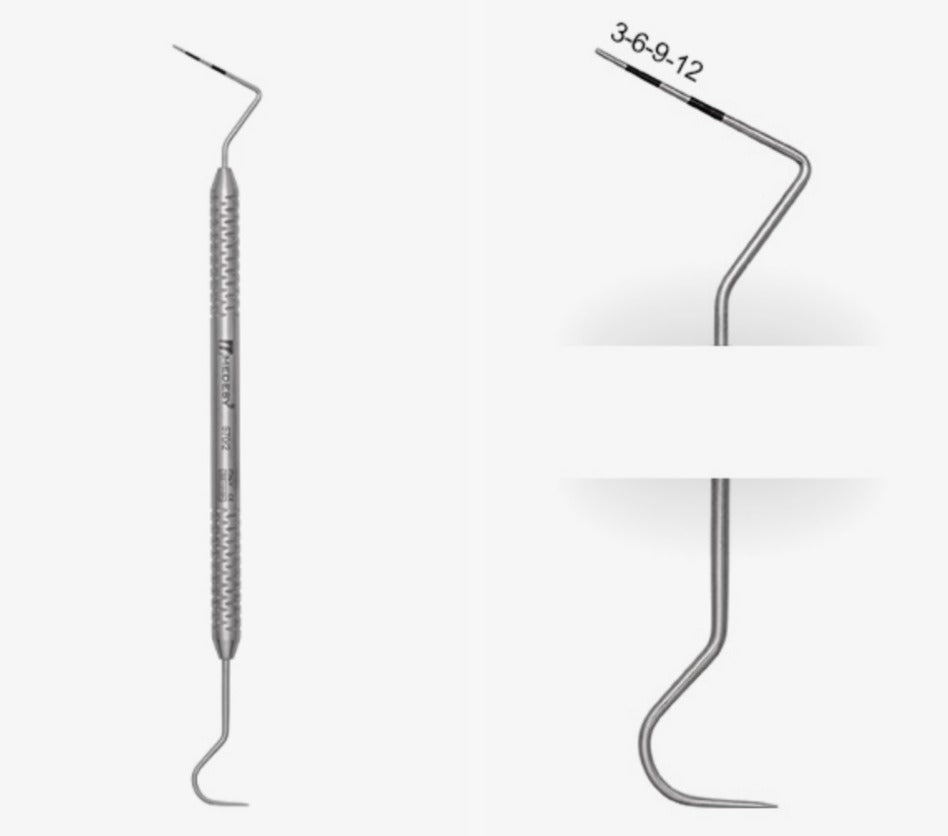 Periodontal Probe With Explorer Double End