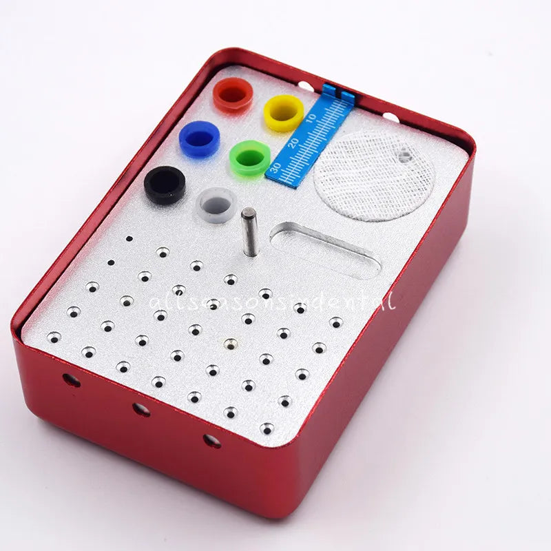 Endo Disinfection Box With Ruler - 35 Holes