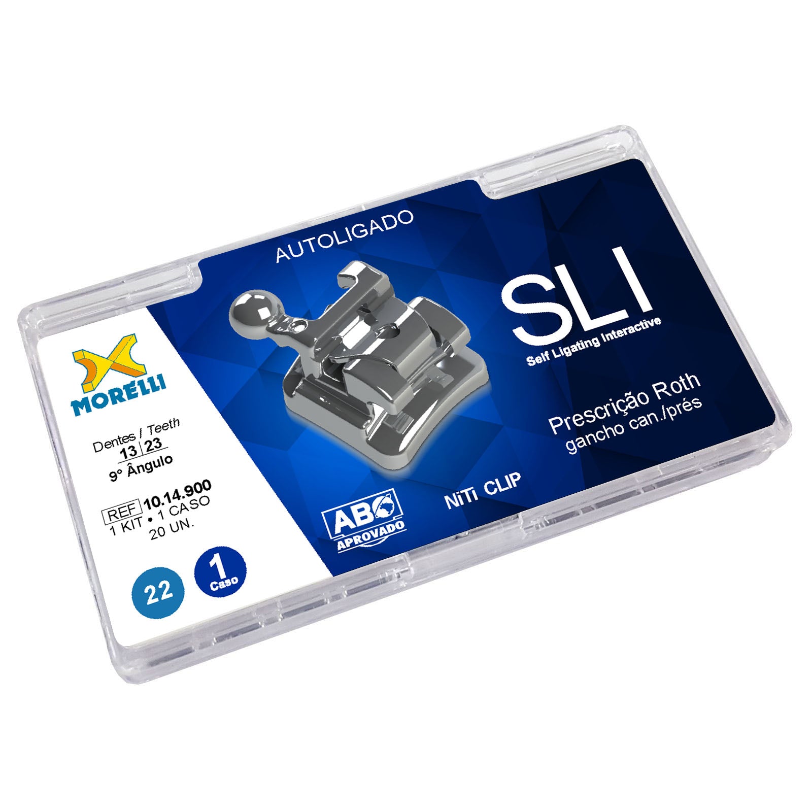 Bracket Prescription Kit Roth .022" - SLI Self Ligating Interactive