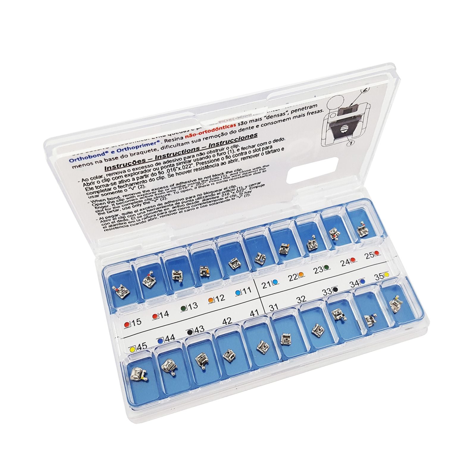 Bracket Prescription Kit Roth .022" - SLI Self Ligating Interactive