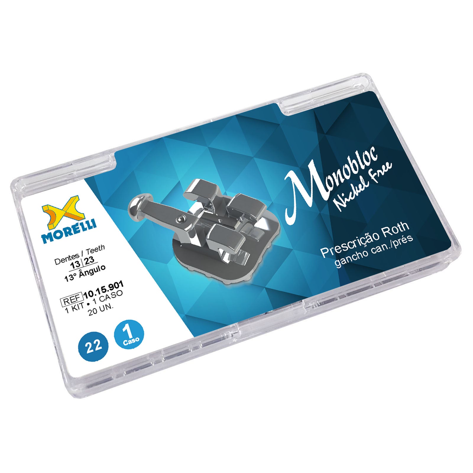 Bracket Prescription Roth .022" Monobloc (Niquel Free)