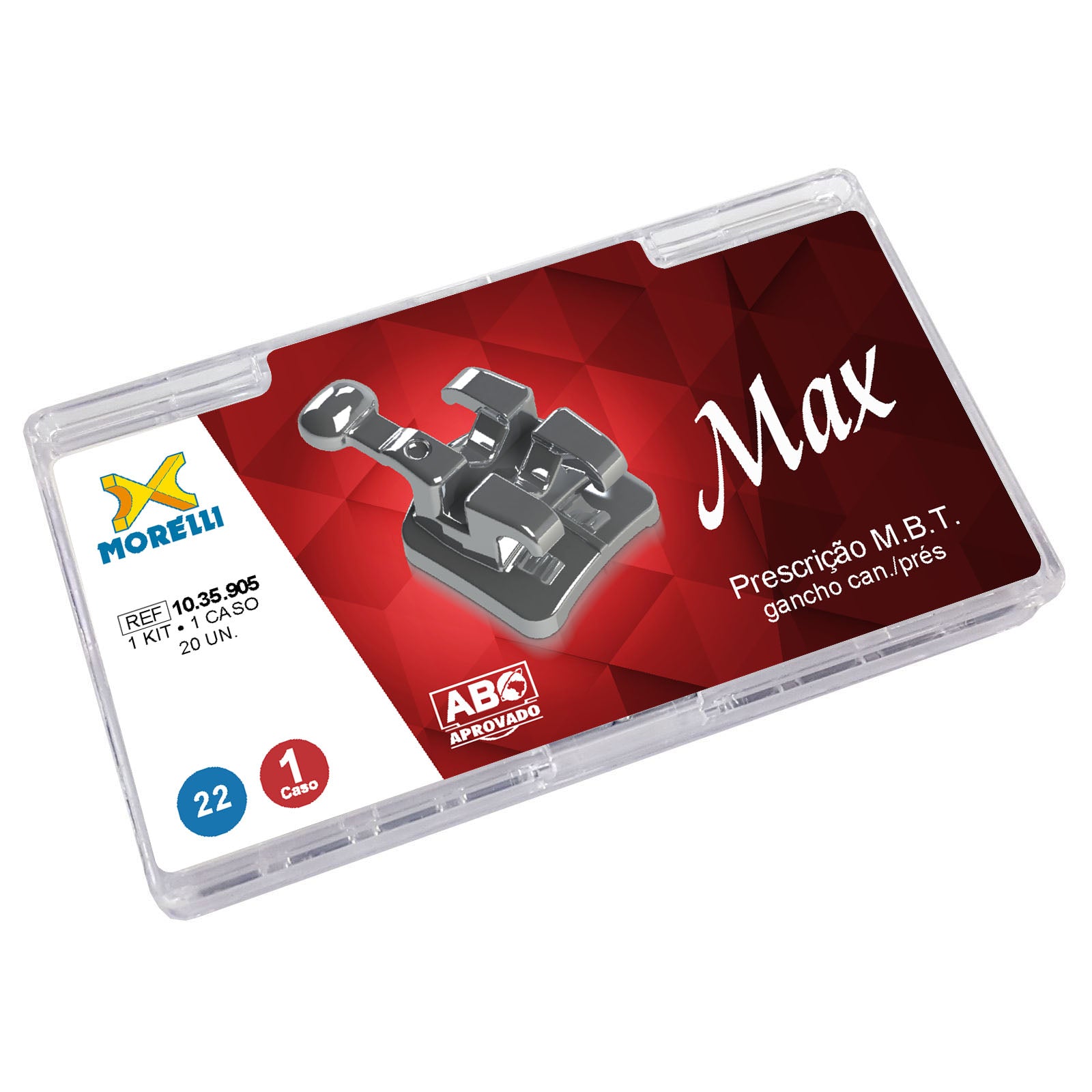 Bracket Prescription Kit M.B.T .022" - Max