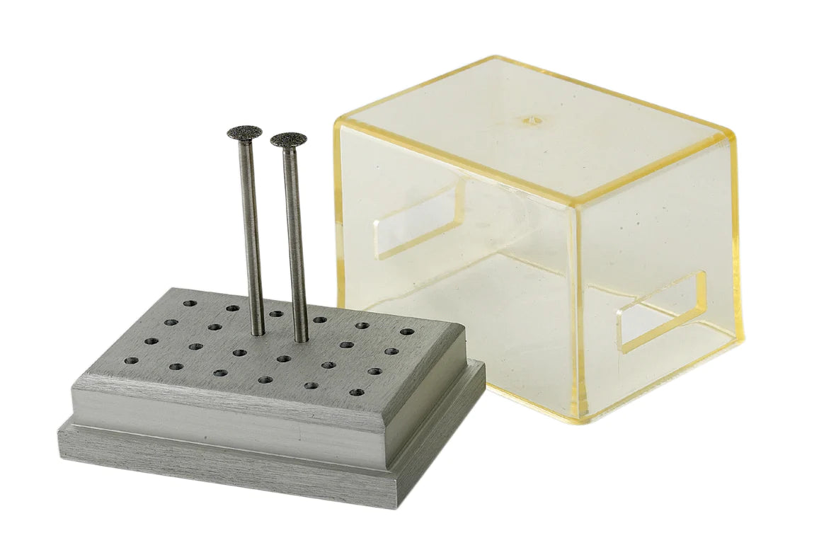 Steri Bur Block With Cover - Burs Holder
