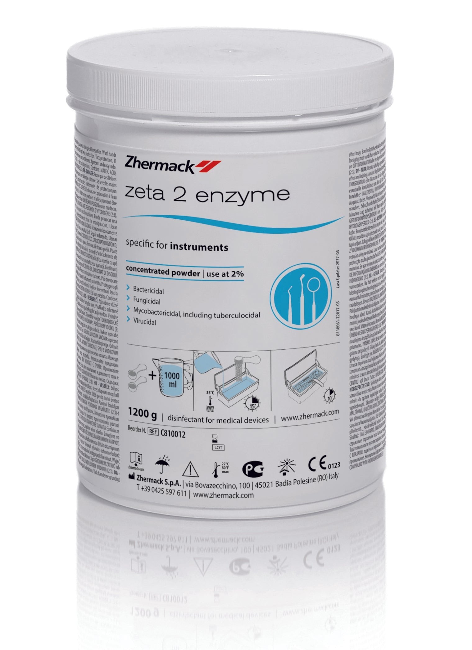 Zeta 2 Enzyme - Powder Disinfectant