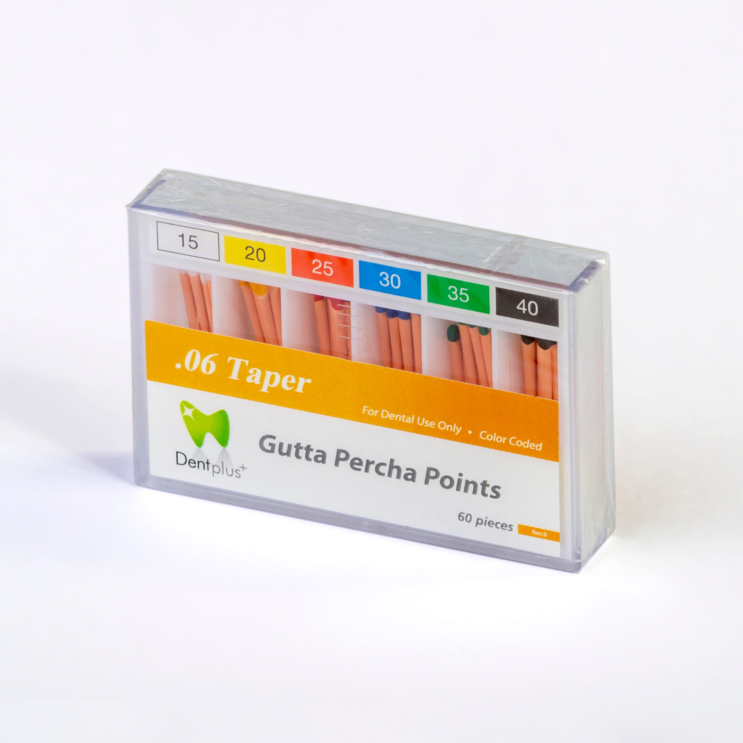 Dentplus Gutta Percha Points Non Marked Taper .06 - Root Canal Filling Material