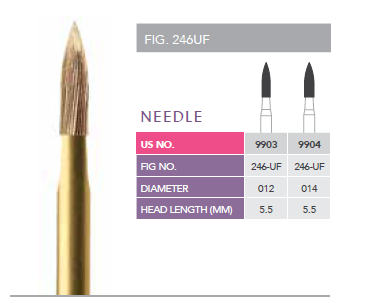 Gold Finishing Burs - Fine Finishing - 30 Blade