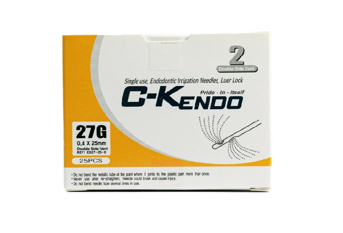 Endodontic Irrigation Needles Side Vented - 27G