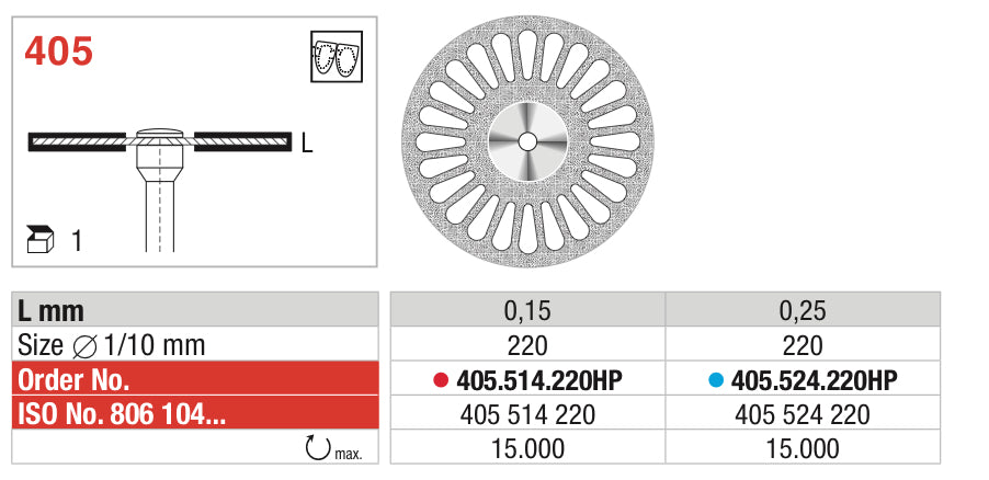 Diamond disc (superflex) for ceramics