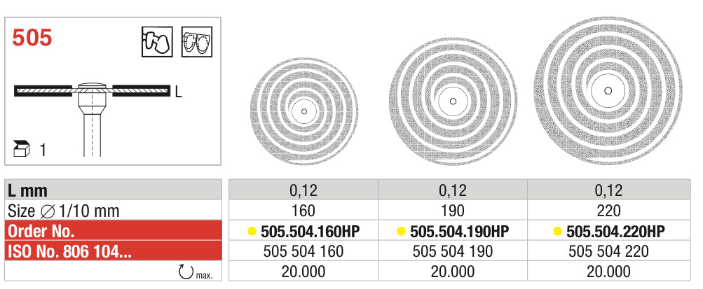 Diamond disc (superflex turbo) for ceramics, composites and acrylics
