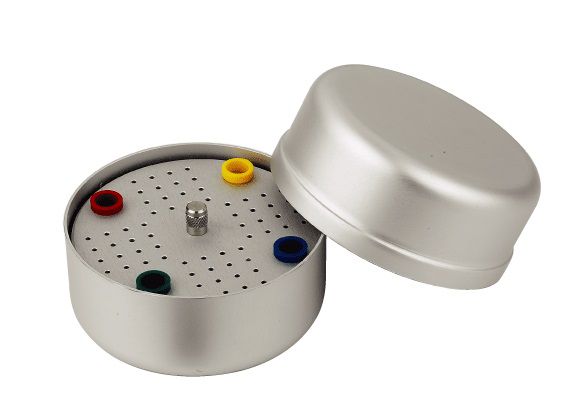 Medium Round - Aluminum Endo Storage Box
