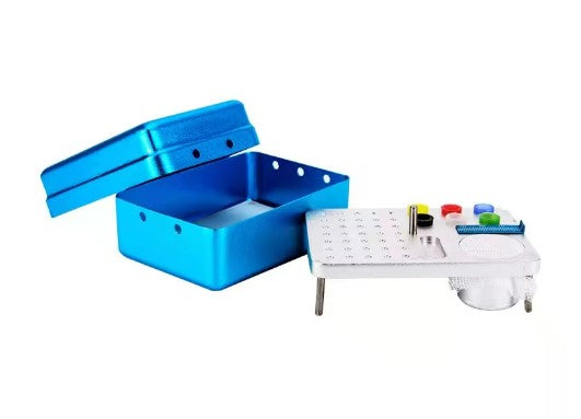 Endo Disinfection Box With Ruler - 35 Holes