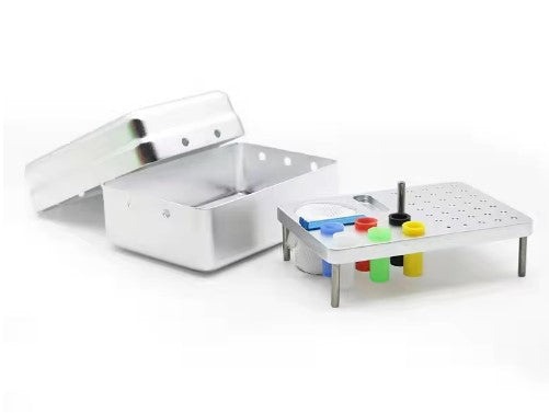 Endo Disinfection Box With Ruler - 35 Holes