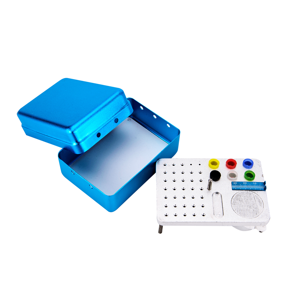 Endo Disinfection Box With Ruler - 35 Holes