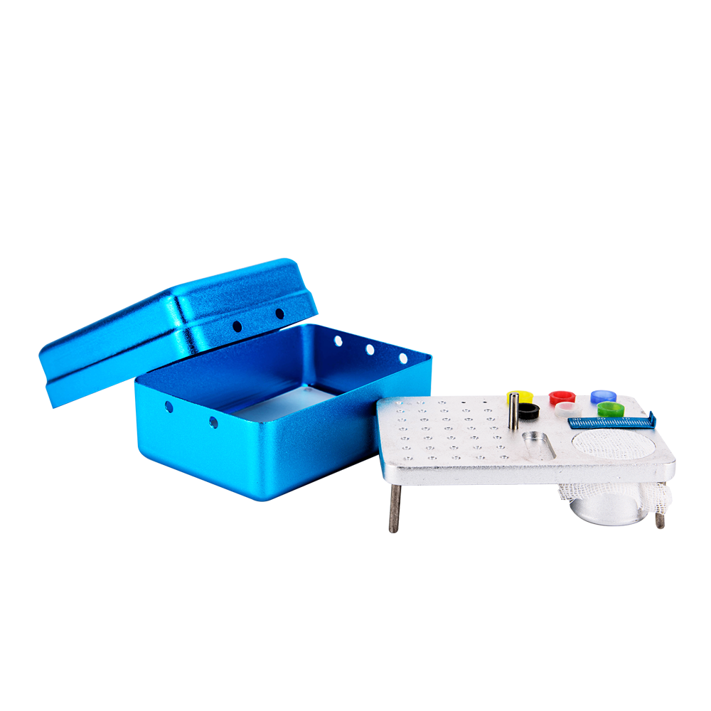 Endo Disinfection Box With Ruler - 35 Holes