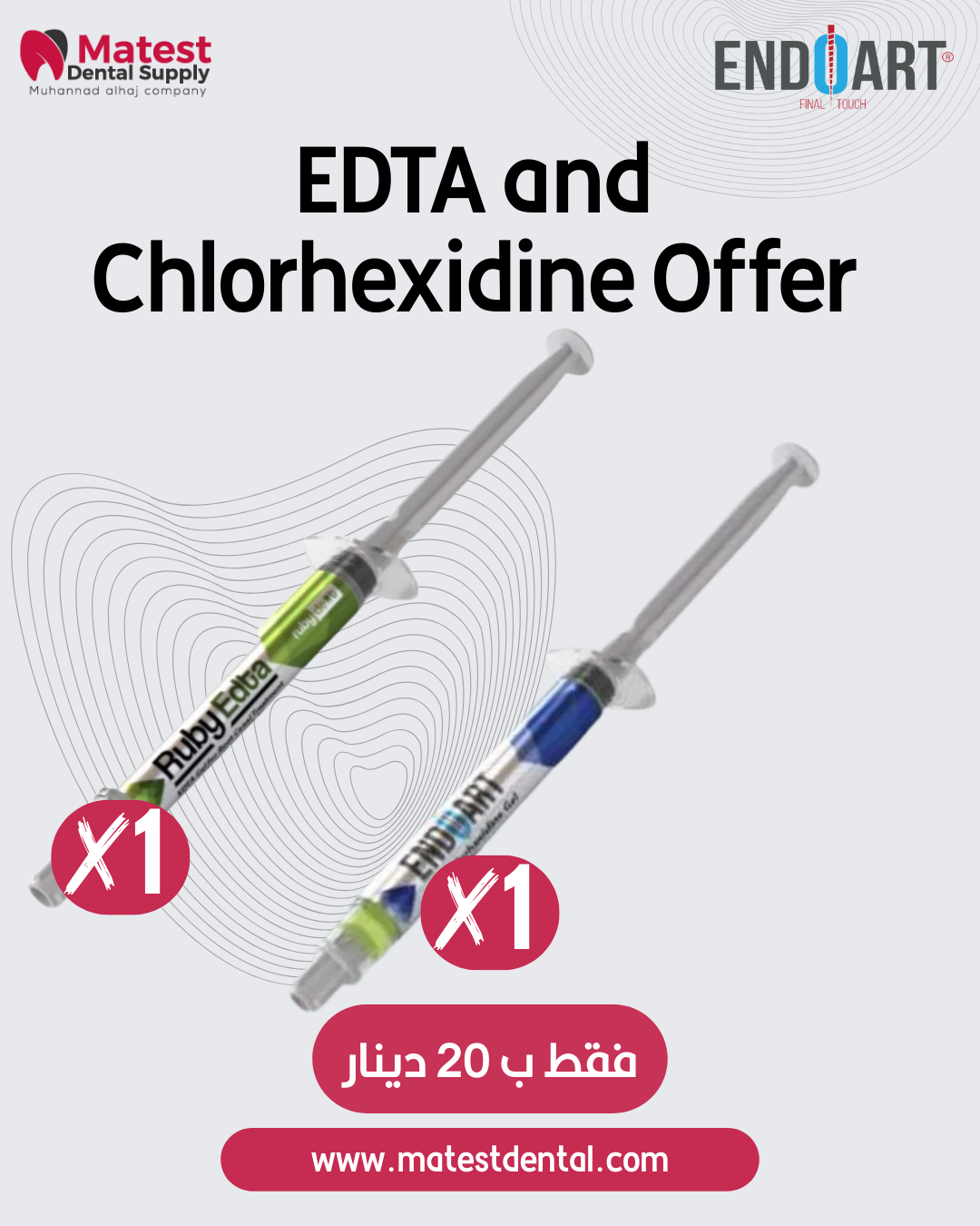 EDTA and Chlorhexidine Offer