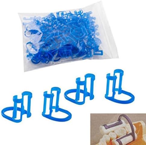 Cotton Roll Holder Clip - 100 Pcs/Bag