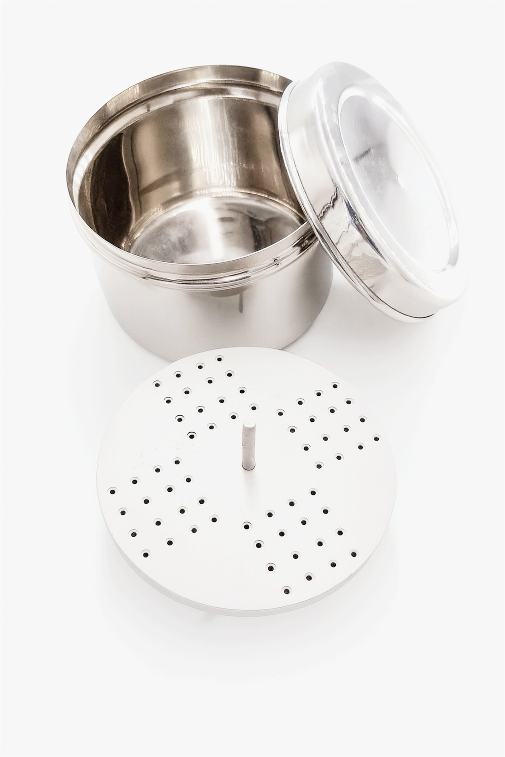 Endo Box With Cover 64 Holes - Stainless Steel