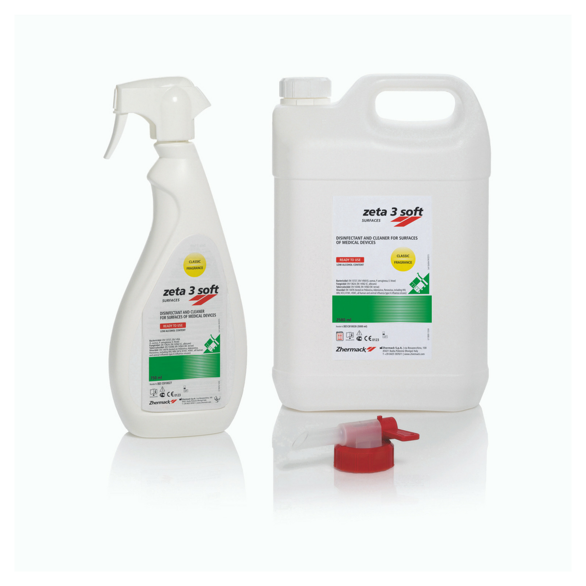 Zeta 3 Soft - Alcoholic Disinfectant & Cleaner