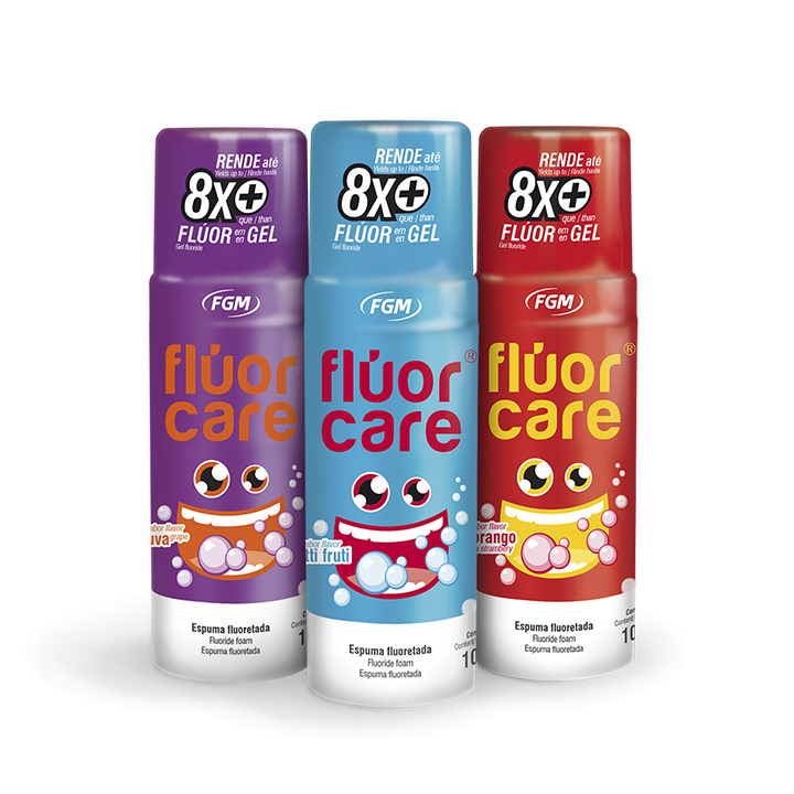 Flúor Care- Sodium Fluoride-Based Foam - 100g