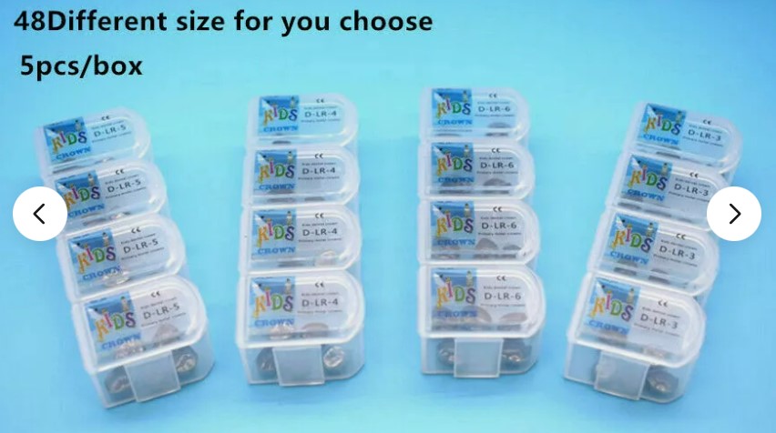 Stainless Steel Kids Crowns